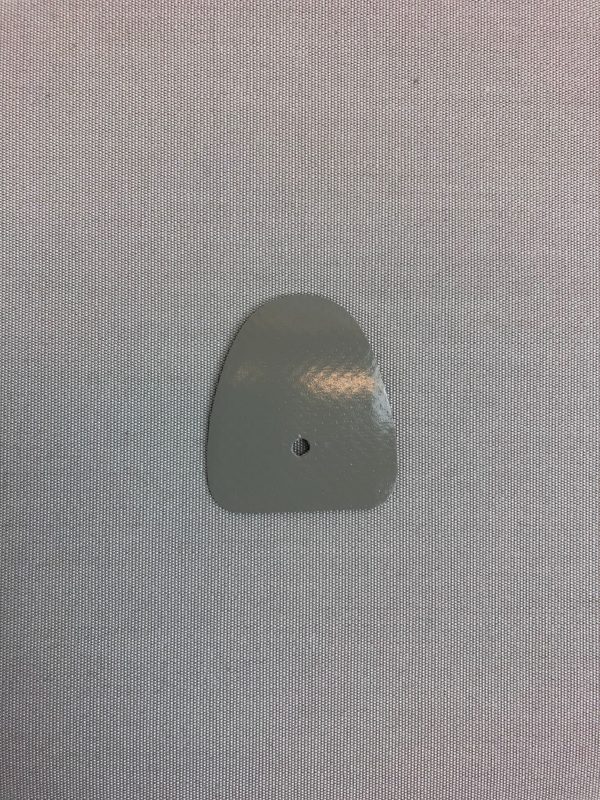 Norget triangle rounded reinforced pvc 100-pack grey