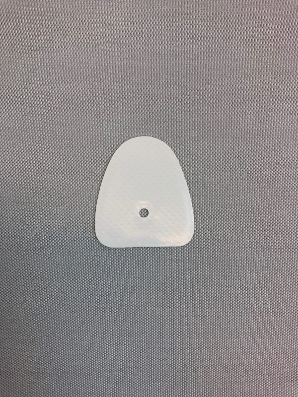 Norget triangle rounded reinforced pvc 100-pack white