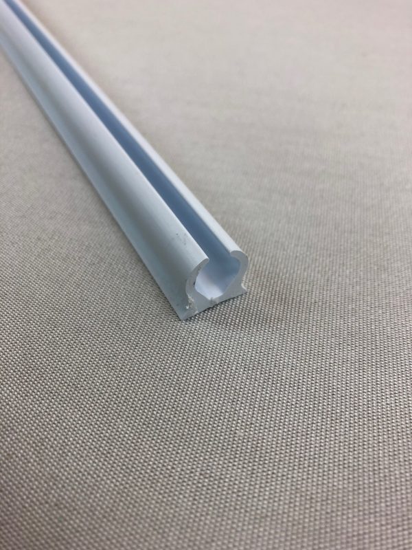 Sprayhood skena Flex-A-Rail vit 500 cm