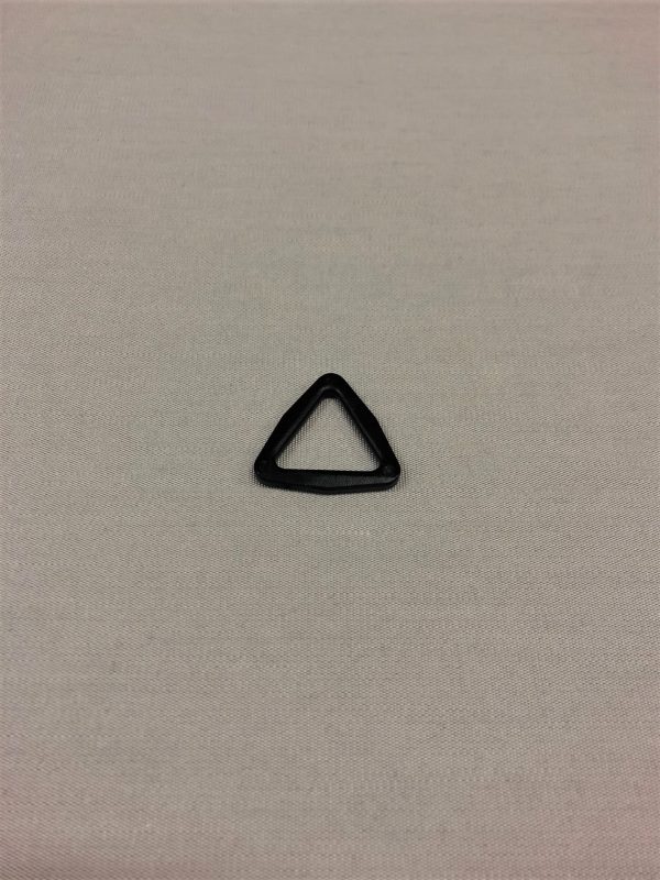 Plastic triangle black inner dimension 25 mm