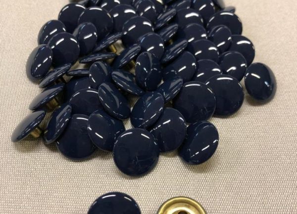 Push-button Dark Blue Hat