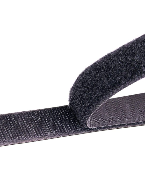 Velcro acrylic 16 mm hook black