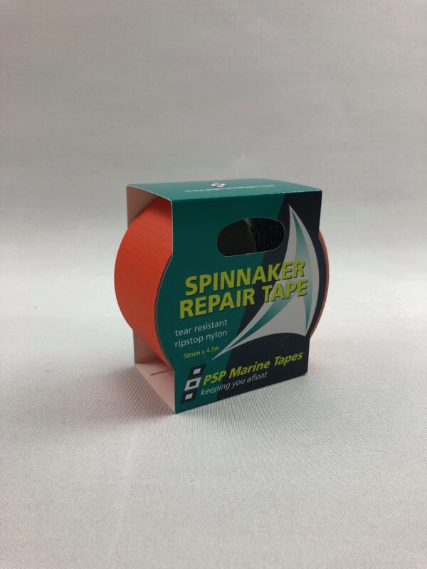 Spinnakertejp Ripstop Orange. 50mm x 4,5m