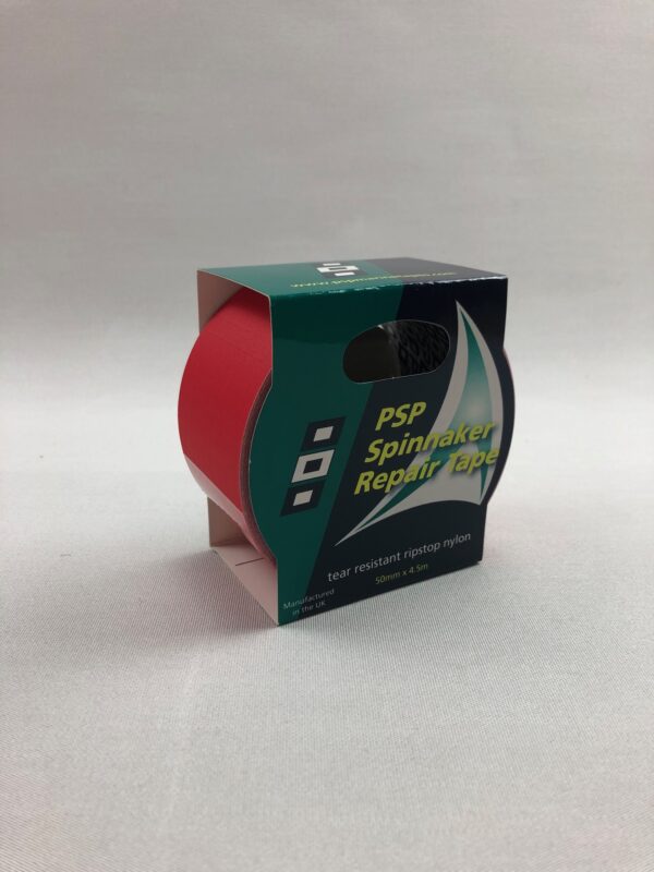 Spinnakertejp Ripstop Röd. 50mm x 4,5m