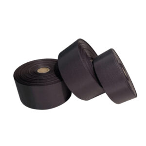 Slit sailcloth 7oz 10cm bred 300g Svart 100 mtr/rulle