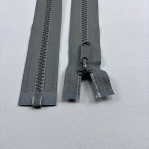 YKK Zip, Grey, 100 cm, separable, DPME