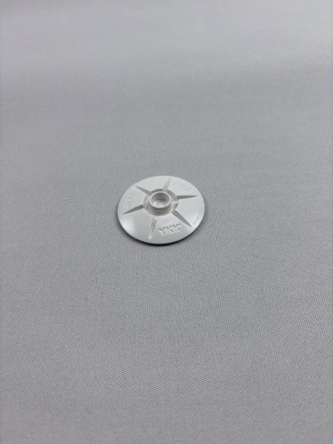 YKK Snad 40mm white, button base, self-adhesive.